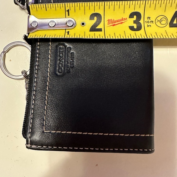 Coach black mini skinny I.D. Case - Picture 6 of 7
